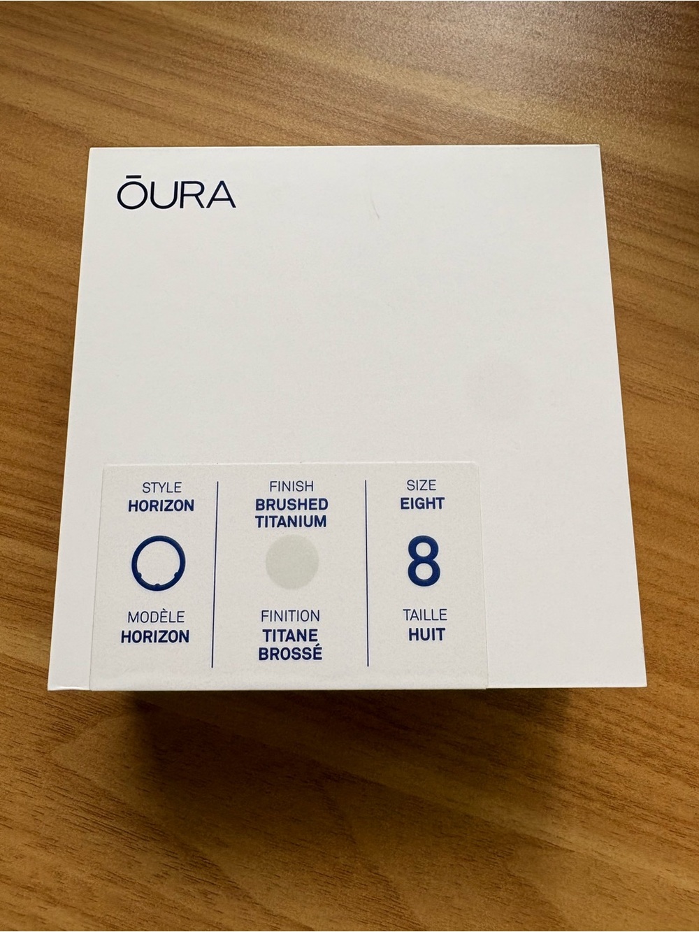 Oura Horizon Smart Ring - Brushed Titanium Finish